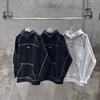 Croteiz Embroidered Letter Patch Fleece Hooded Sweatshirt Set American Style Unisex Casual Outfit
