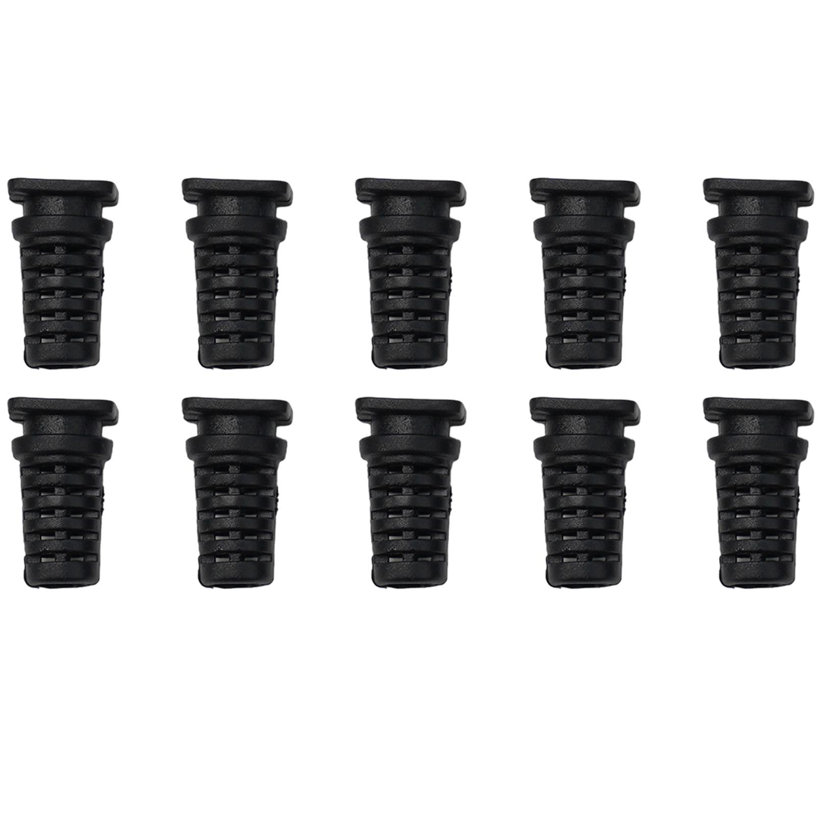 

Захист шнура 10 шт. Чорно-білий кабель Електроінструменти 5mm-black