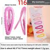 1PC Cute Wavy Hair Clips Oil-dripping Candy-colored BB ClipsChildren's Water Drop Clips Broken Hair Side Clips Accessories