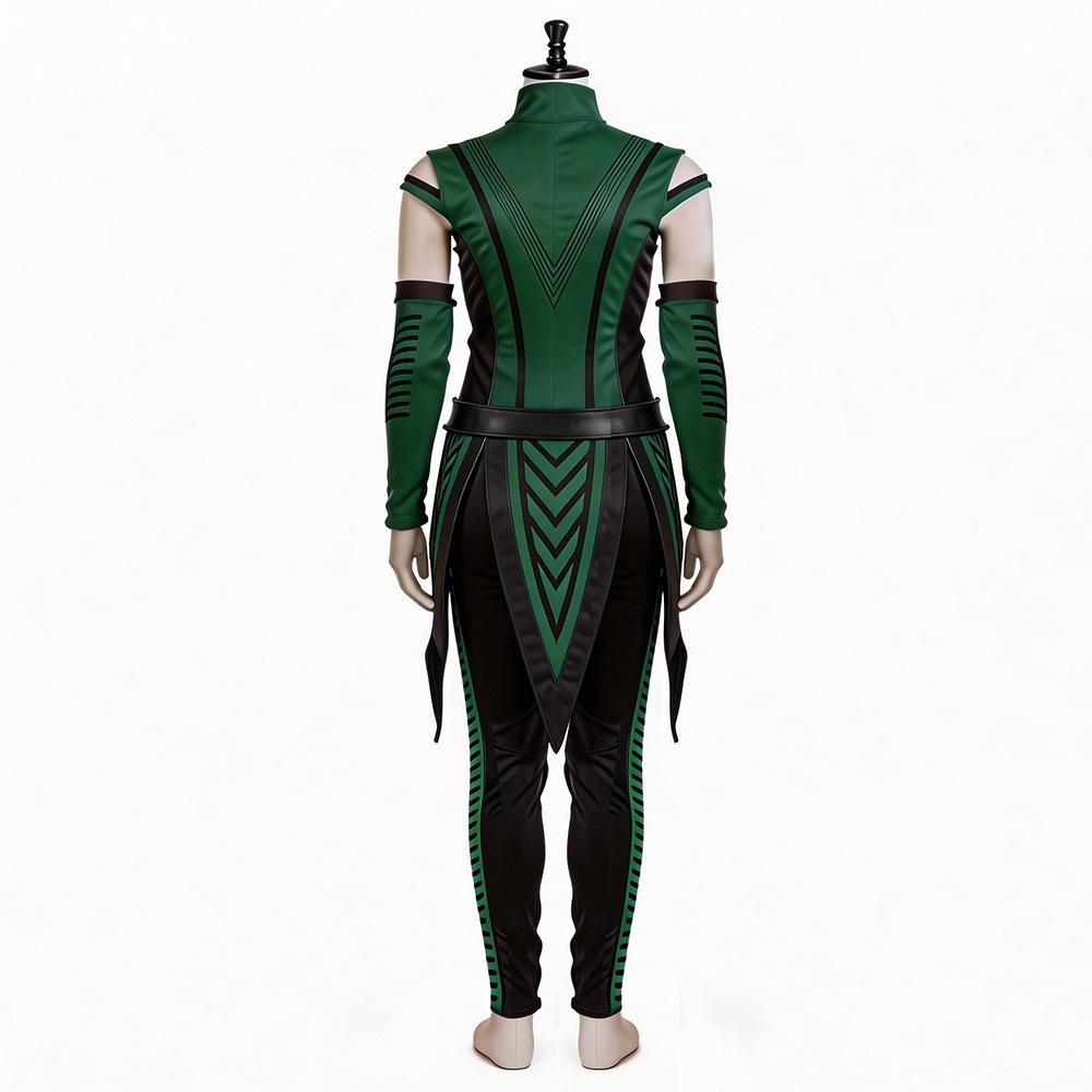 Kostium Cosplay Mantis Strażnicy Galaktyki Halloweenowy Strój do Odgrywania Ról Zielony Kombinezon dla Kobiet Dorosłych Pełny Zestaw
