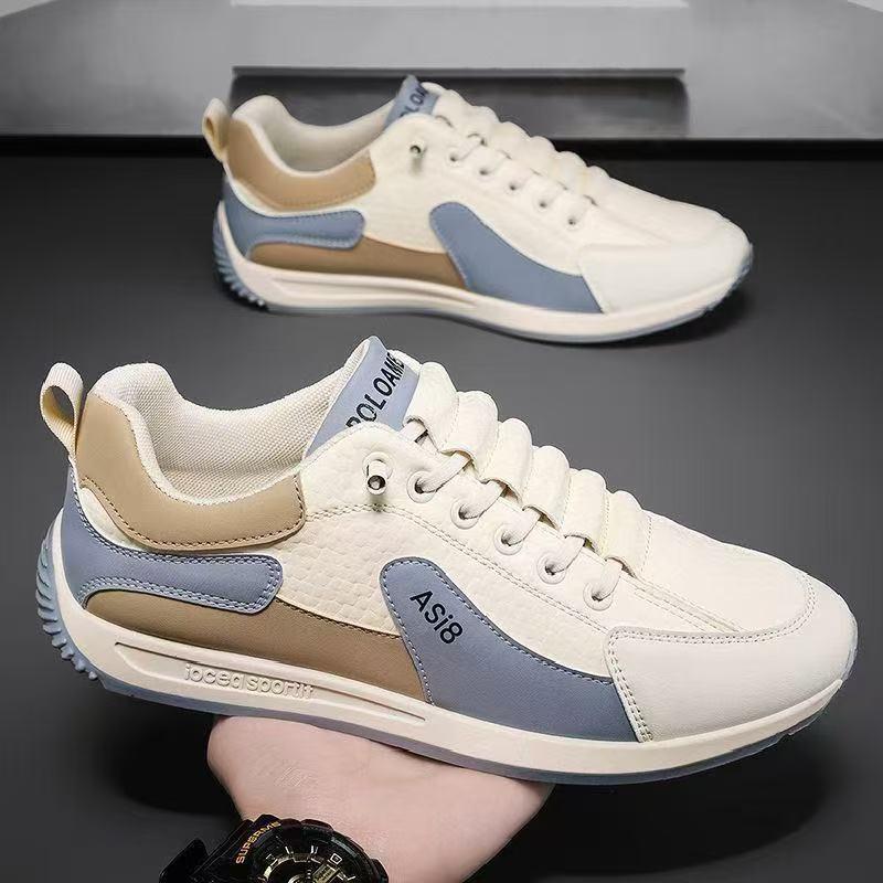 

Мужские белые слипоны с нескользящей подошвой - Универсальные повседневные модные кеды для скейтборда 39