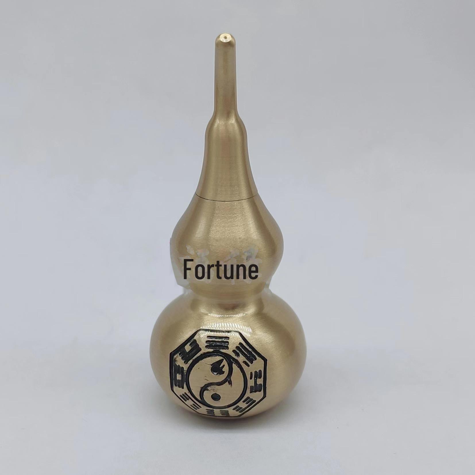 

Украшения из чистой меди «Девять дворцов, восемь триграмм» в форме тыквы с матовой отделкой из латуни