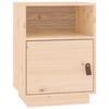 VidaXL Bedside Table 40x34x55 Cm Solid Pine Wood 818315