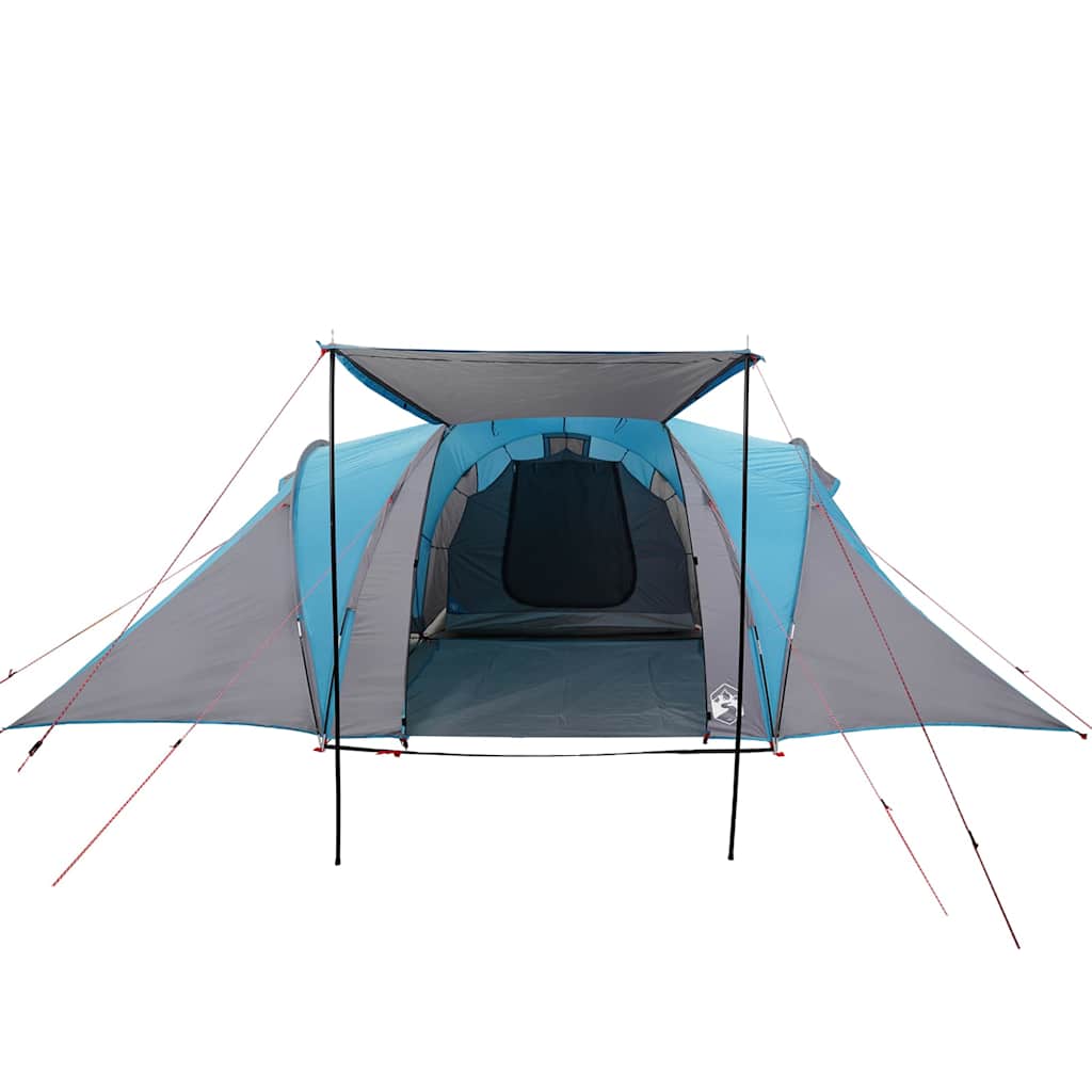 Dome Family Tent for 6 Persons Blue Waterproof