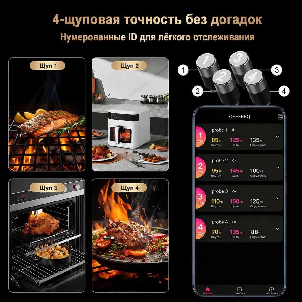 Xinsio Digital Cooking Thermometer, 12cm Probe