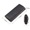 Leather Universal Phone Case Phone Pouch for iPhone Samsung Huawei Xiaomi Redmi Flip Waist Bags Belt Clip Cover Phone Bag