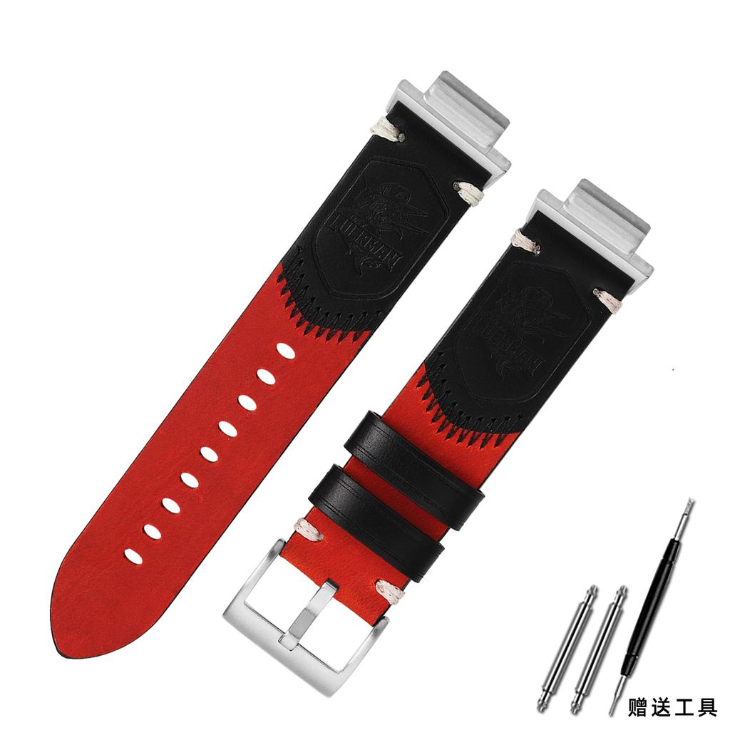 GA2100 Retro Cowhide Watch Strap For Casio G-SHOCK GA-2100 2110 GBM-2100 Modified Genuine Leather Bracelet Men Band Accessories