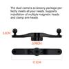 Adjustable Clamp Including Twin 17mm Ball Executives Accommodates Magnetic Holders and Wireless Charging Stands Ideal for Travel