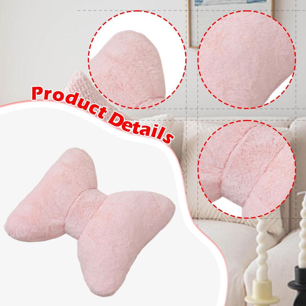 Schleifenkissen Rückenkissen Moderne Geschenke Weiche Verzierung Sofa Heimdekoration für Büro Couch Auto