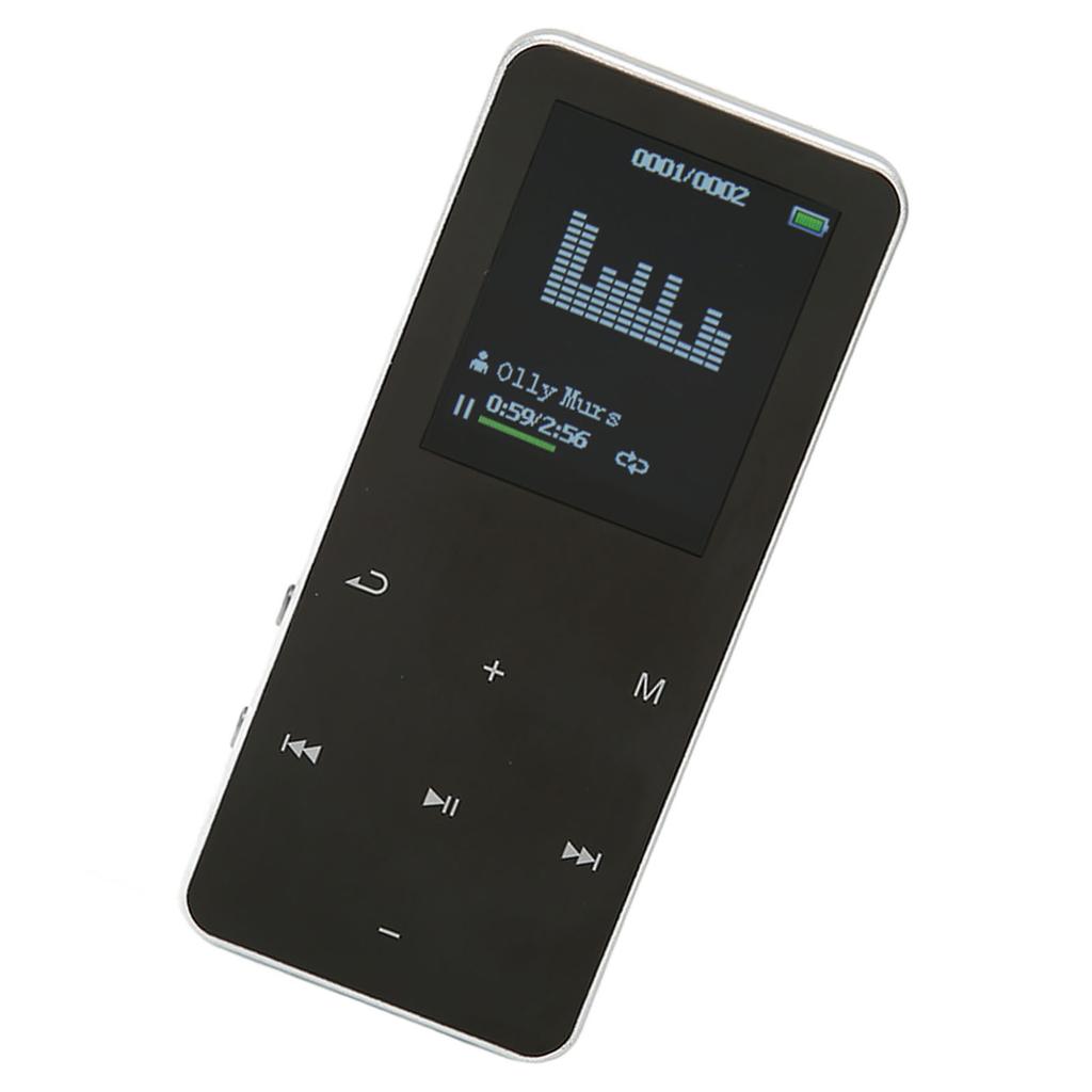 MP3-Player 8G Bluetooth 4.2 1,8 Zoll Bildschirm Rauschunterdrückung Verlustfrei Tragbarer MP4-Player