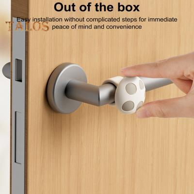 1/3Pcs Mushroom Door Handle Bumper Ring Silicone Door Stopper Wall Protector Door Knob Handle Anti-collision Ring Door Lever Buffer Bumper