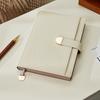 A5 Simple Business Office Study Work Meeting Record Notebook 128 Sheets Thicken Soft Pu Leather Daily Plan Diary Notebook