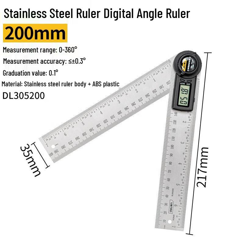 Deli DL305200 Digital Angle Ruler