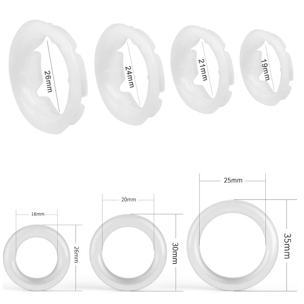 Penis Cock High Day Night Super For Adult Adult White [Idealmuzik] Ring, Ring, Anti-Slip, Elasticity, & Version, Breathable, Popular, Men, Goods,