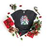 Christmas Cats T Shirt Funny Cat Merry Mom Cute Santa Xmas Meow