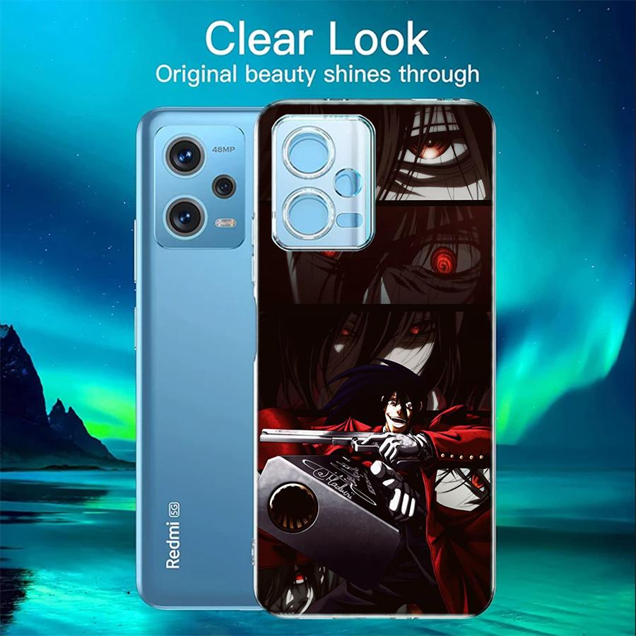 Alucard Helsing Phone Case For Redmi 12 13C 12C 15C 9 10 10C Note 13 Pro Plus 14 15 Pro 9T 9C 9A TPU Soft Cover Clear Cell Cases