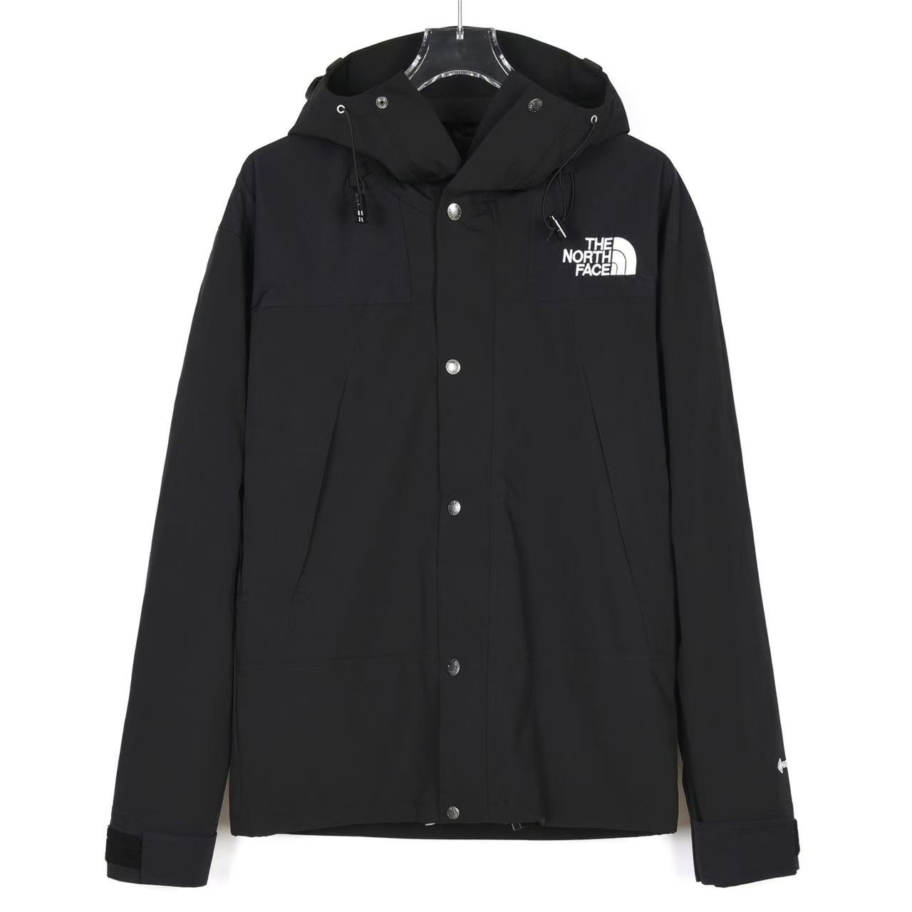 The North Face Спортивная водонепроницаемая куртка с капюшоном для зимы и осени, ветрозащитная, для активного отдыха (унисекса) XL чёрный