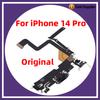 Original For iphone 14 pro 14pro Charging Port Flex Microphone Mini USB Charger Dock Connector Repair Replacement Parts