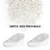 300Pcs Celsius Bag Pendant Connector Pinch Clips Clasps Snap Jewelry Findings Alloy Bails (Gold)