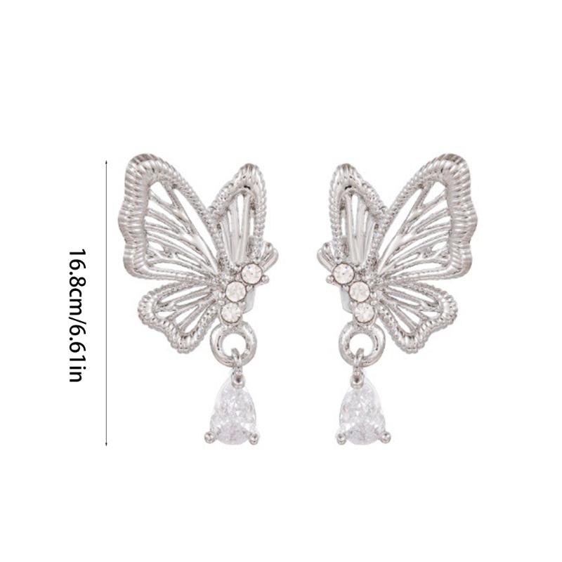 Universal Alloy Earphone Clasps With Zircon Accent Secure Clip For Sports Commuting Travel Lightweight Design