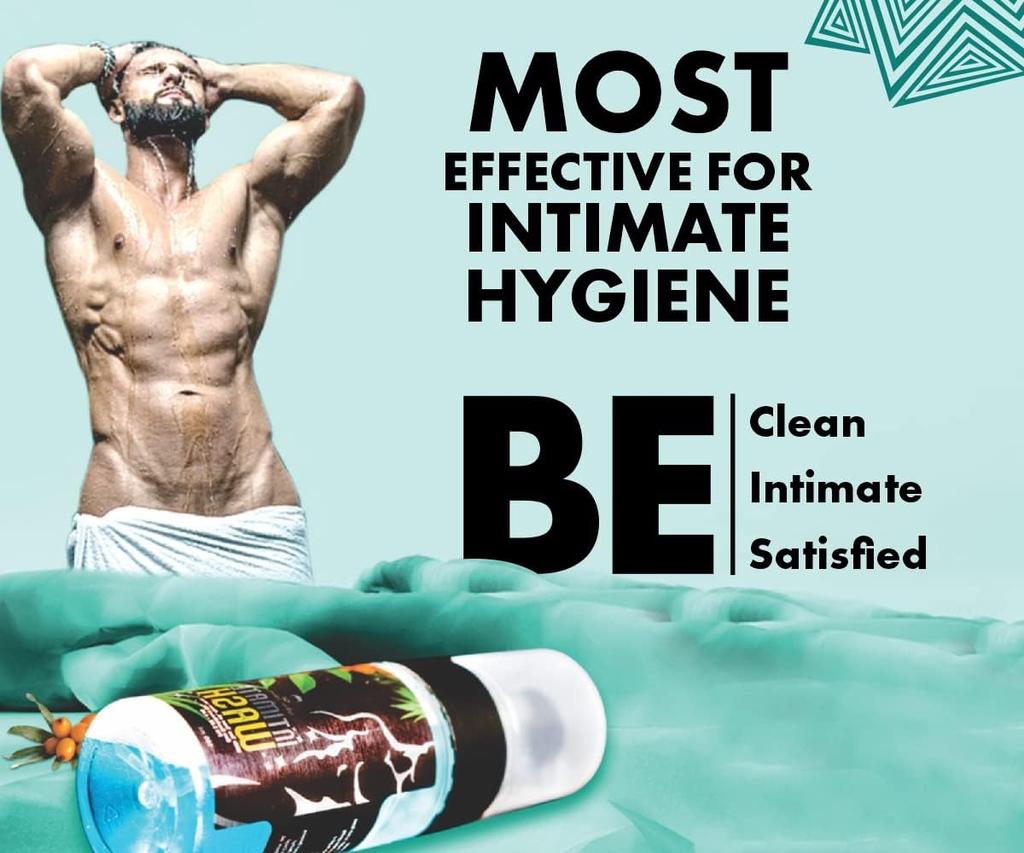 UrbanGabru Intimate Wash For Men 100 Ml Gentle Daily Hygiene Cleanser For Fresh Comfort pH Balanced Care