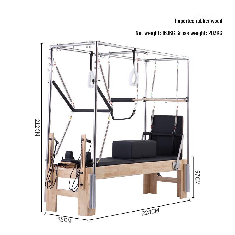 Pilates Reformer 3-in-1 Elevated Bed