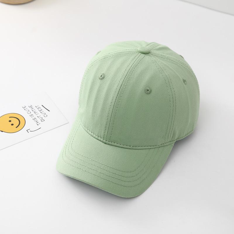 New Solid Baseball Cap For Children Boys Girls Cotton Sunhat Unisex Outdoor Sports Snapback Fishing Baseball Hat Korean Style