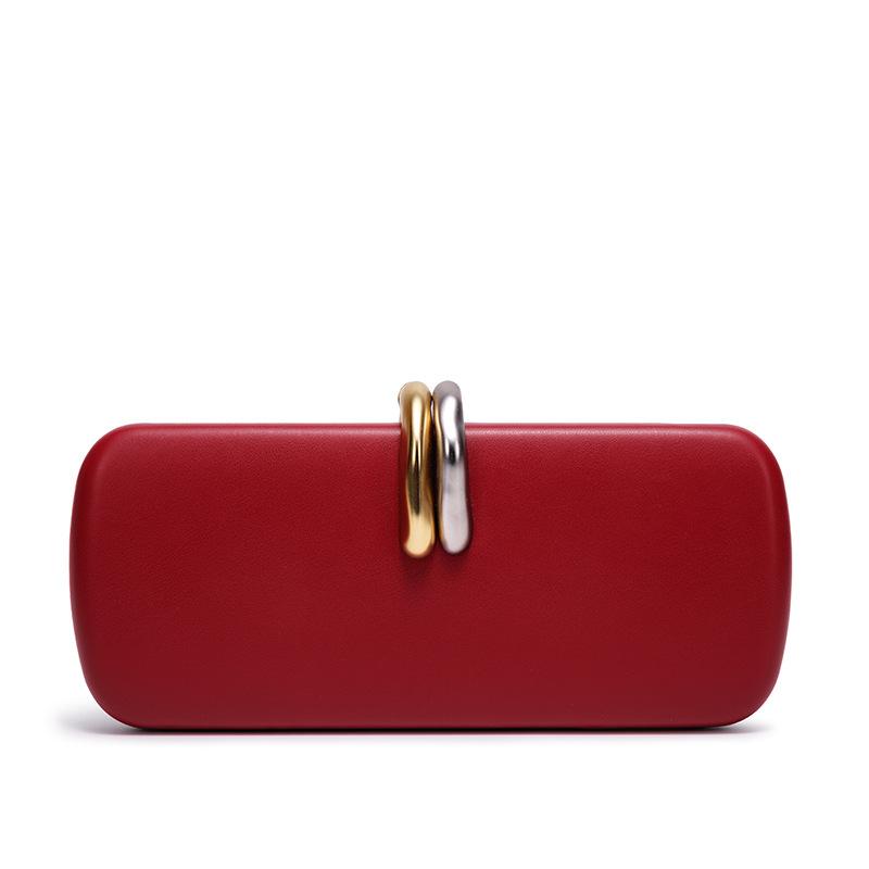 Elegant Box Clutch Ladies Evening Bags for Women Clip Bag Designer Handbags and Purses Shoulder Crossbody Bag  Wedding Purses
