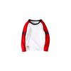Children's Clothing Spring and Autumn Boys' round Neck Long Sleeves T-shirt Bottoming Shirt Kids Pure Color Tops Children's Two Bars Clothes