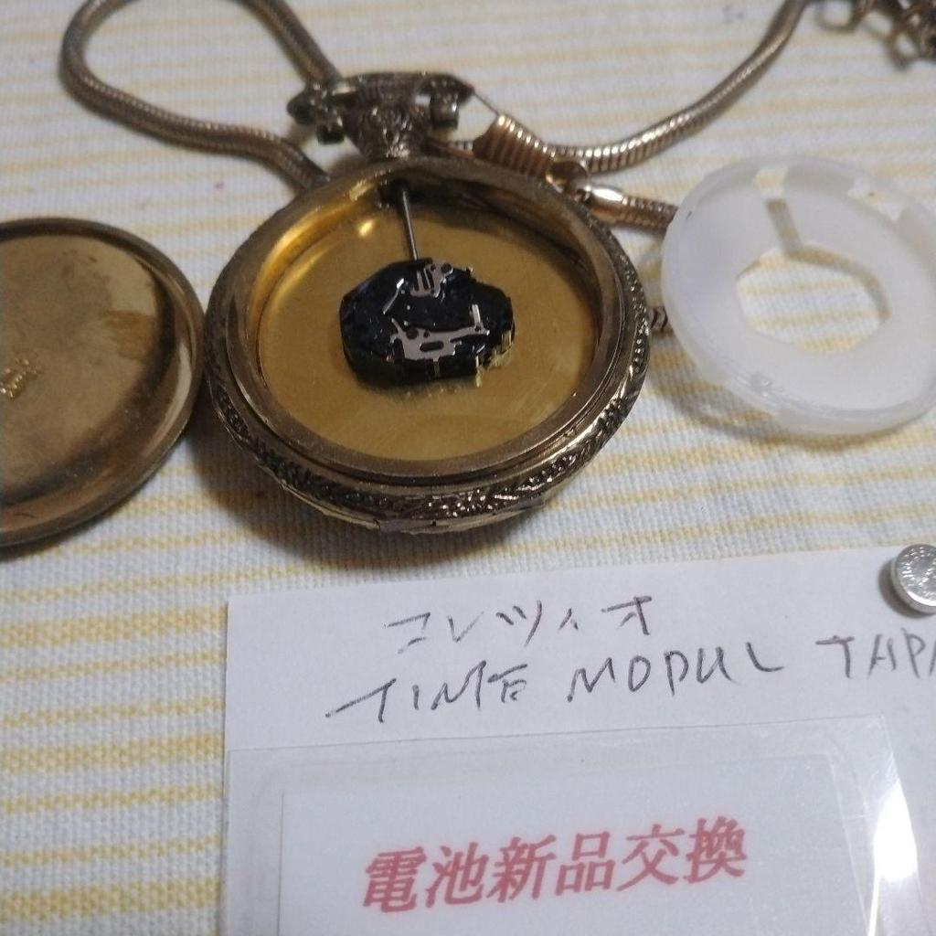 [USED] Working Vintage Collezio Pocket Watch Time Module