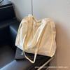 Casual Simple Canvas Bag Women's 2025 New Large-capacity Fashion Messenger Bag Literature and Art Students Class Tote Bag