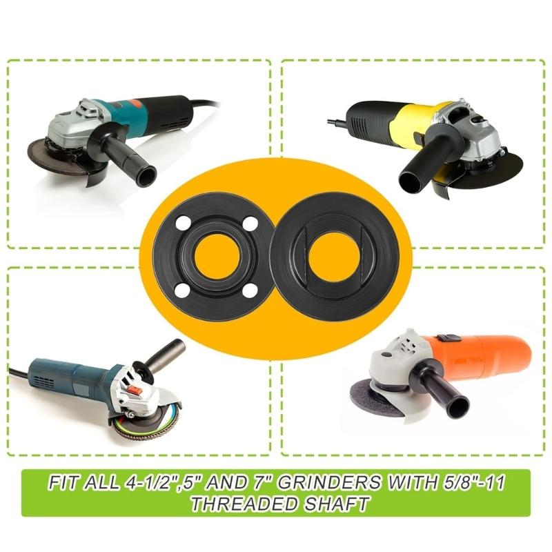 Grinder Wrench and Nut Set Grinder Flange Nut Set Industrial Grinder Component Spanner Set for Various Applications