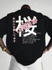 Mens Shortsleeved Tshirt 100 Cotton Japanese Cherry Blossom Print Fashion Casual Round Neck Cool Breathable Outdoors Summer