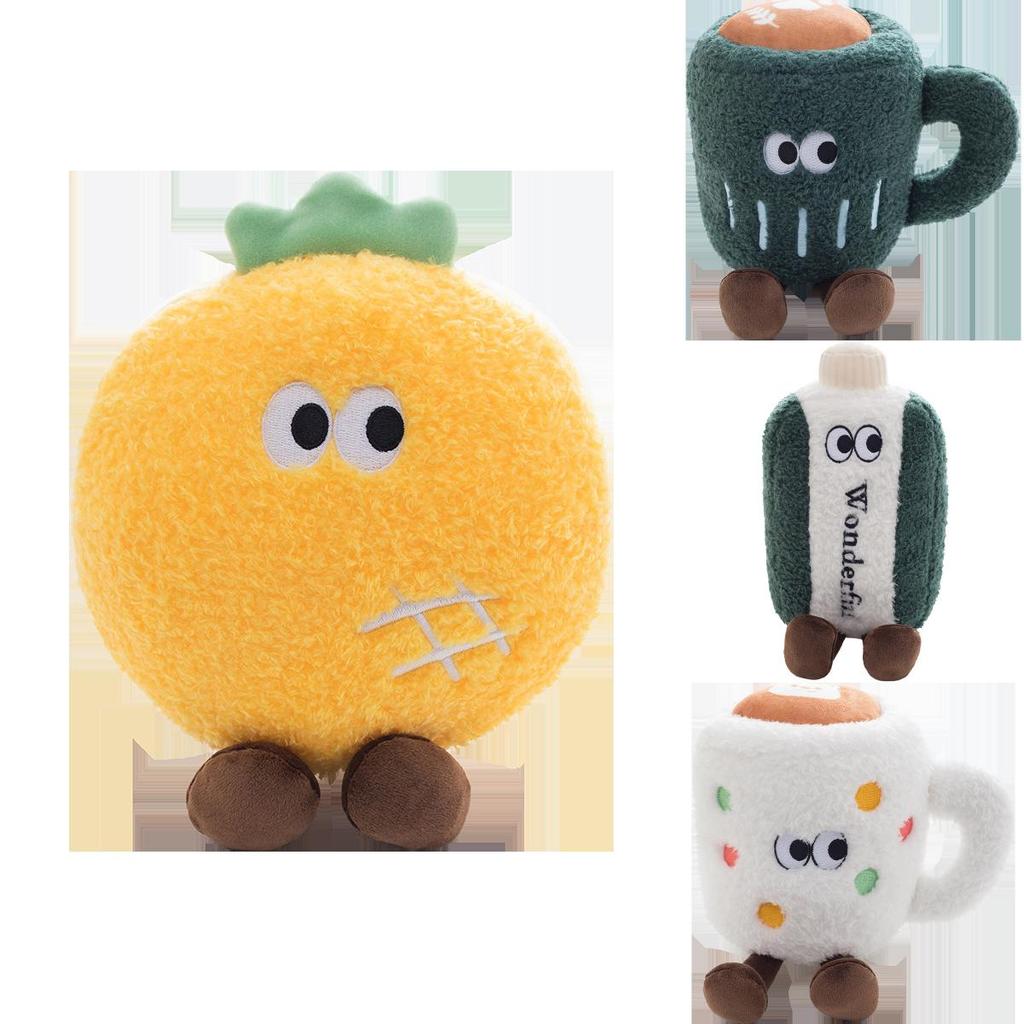 Coffee Cup Plush Toy With Alpaca Wool Filling For Girls Birthday Gift Home Decor