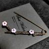 Blommeblomst Store Pins Til Tøj Metal Sikkerhedsnåle Jeans Kjole Tørklæde Justerbare Pins
