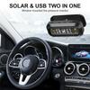 Car Tyre Pressure Monitoring Tire Pressure Monitor System Solar TPMS Temperature Warning Fuel Save 4 External Sensors