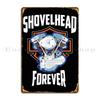 Shovelhead Forever Metal Sign Designer Garage Mural Wall Decor Wall Mural Tin Sign Poster