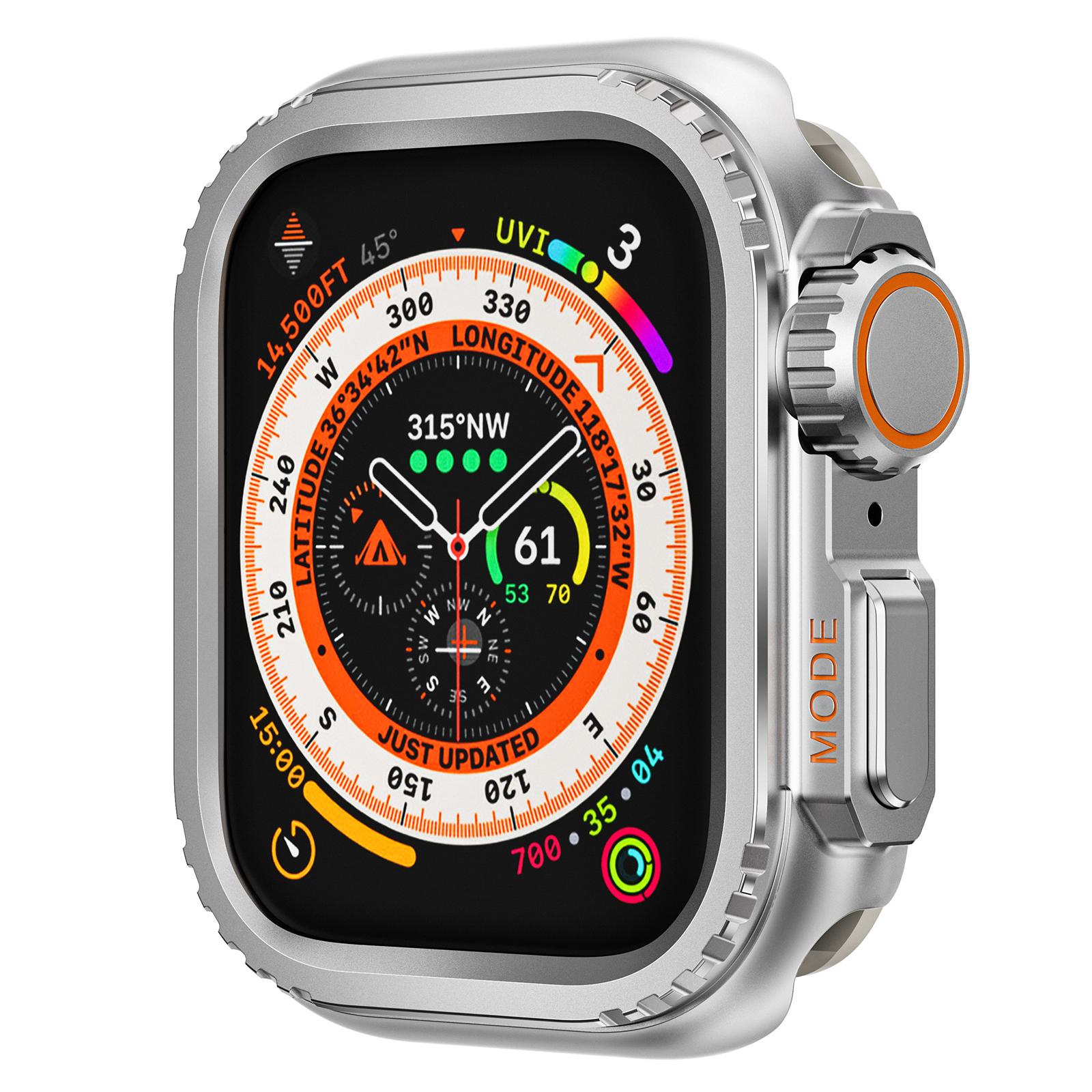 

Metal Case for Apple Watch Series 9/8/7 45mm Sport Watch Protective Cover G
