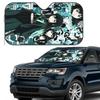 Demon Slayer Muichiro Tokitou Sunshade Windscreen Car Front Windshield Window Sun Visor Accessories Covers