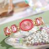 Diamond Studded Watch Strap Quartz Watches Rhinestone Women Wristwatch Wrist Decoration  Women Girl