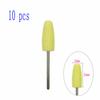 6pcs/10pcs Silicone Rubber Dental Polishing Polisher Grinders Nail Drill Bits for Electric Manicure 2.35mm Shank