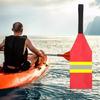 Kayak Warning Flags with Webbing Safety Tow Flags Canoes Redness Warning Flags for Kayak Towing Canoes Truck Enduring