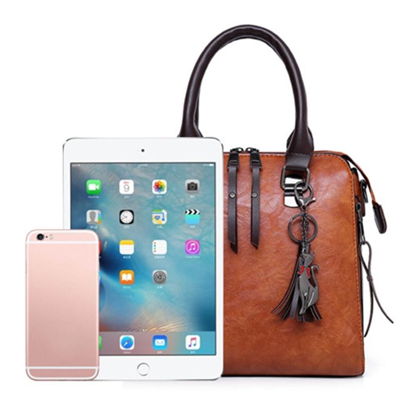 Leather Shoulder Messenger Bag Tote Bag Bolsa 4pcs/Set Women Composite Bag High Quality Ladies Handbag Female Set Bag