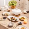 CORELLE Bernini Master Series 19-Piece Dinnerware Set