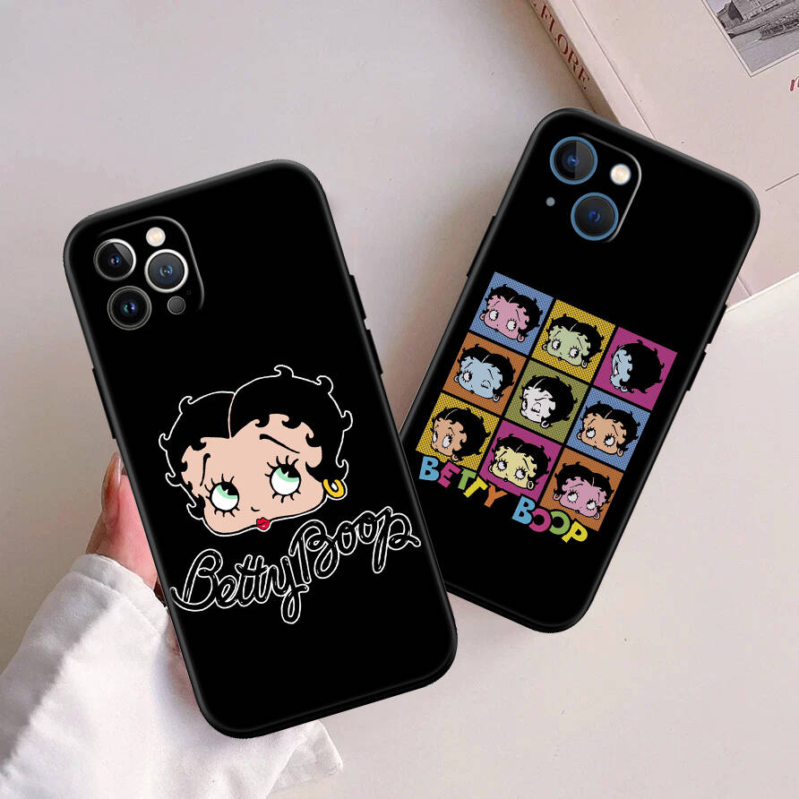 B-Bettys Pattern B-Boops New Phone Case for Redmi Note 8 9 10 11 11S 10C 10X 10A 10T 9A 9C 9T 9S 8T Pro Max Plus Prime