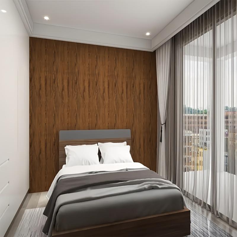 1 rolka 17,7 * 393,7 cala samoprzylepna tapeta, tapeta z wzorem drewna w stylu vintage, do odklejenia i wklejenia