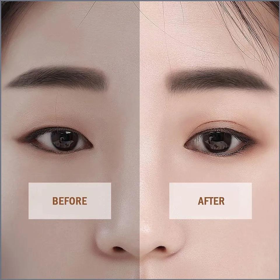 Water Activated Lace Double Eyelid Tape with Applicator and Tweezers for Natural Look Easy to Use and Durable Adhesive Strips for Eyelid Shaping