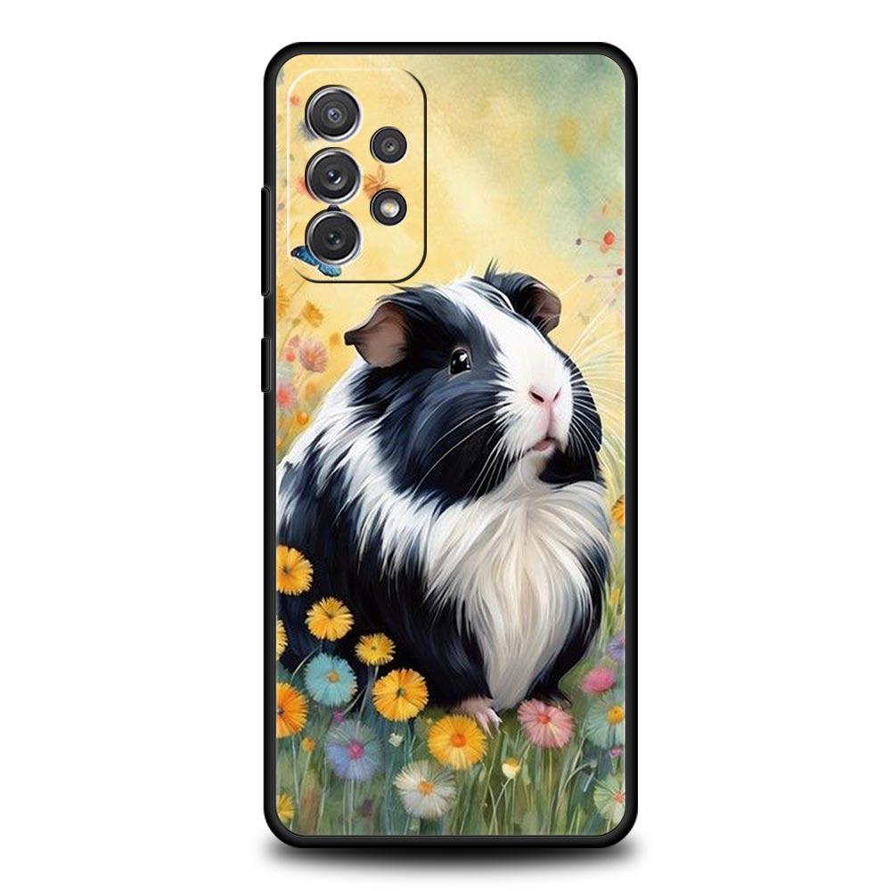 Animal Guinea Pig Cavy Cute Phone Case For Samsung A15 A13 A51 A71 A41 A31 A21S A03S A05 A35 A55 A23 A25 A33 A53 A73 5G Cover
