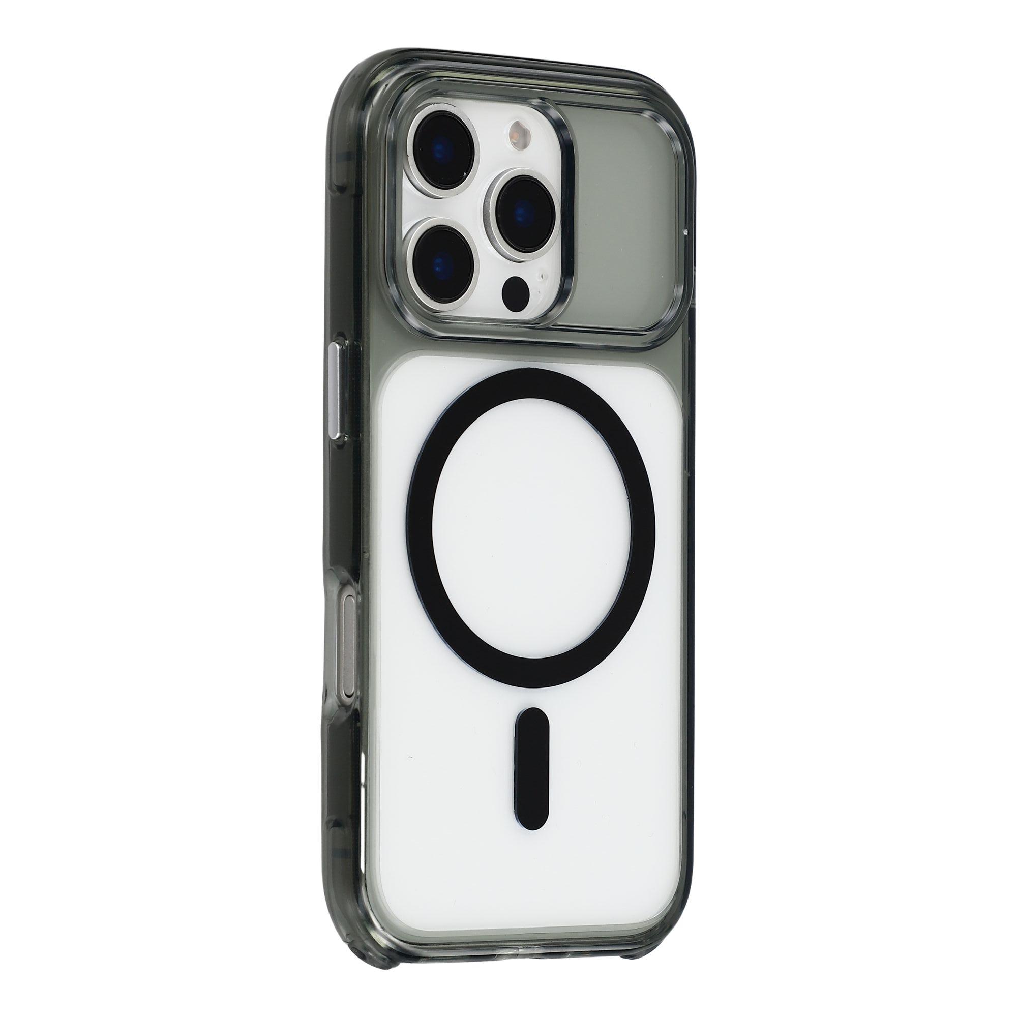 

For iPhone 16 Pro Max Case Compatible with MagSafe TPU Acrylic Shockproof Clear Phone Cover