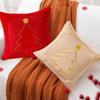 Christmas Throw Pillow Cover 18x18 Inch Plush Decorative Pillow Cover Xmas Tree